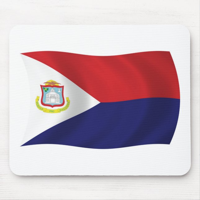 Sint Maarten Flag Mousepad (Vorne)