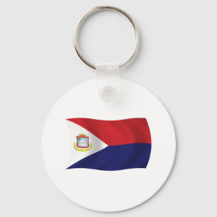 Sint Maarten Flag Schlüsselanhänger