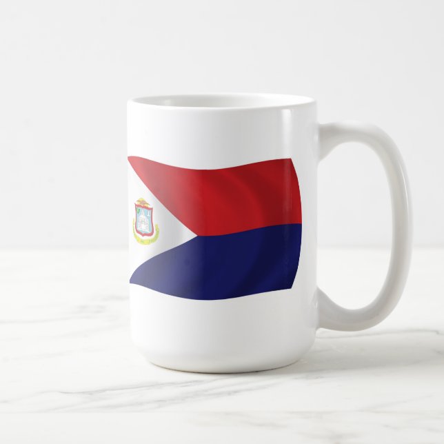 Sint Maarten Flag Tasse (Rechts)