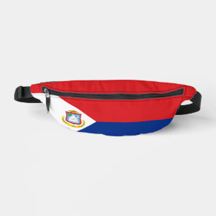 Sint Maarten Flagge Bauchtasche