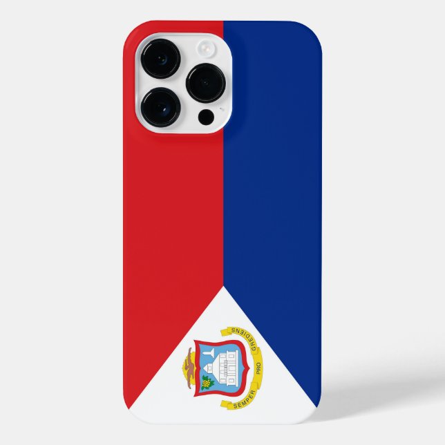 Sint Maarten Flagge iPhone Hülle (Rückseite)