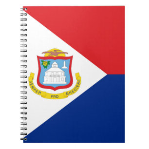 Sint Maarten Flagge Notizblock