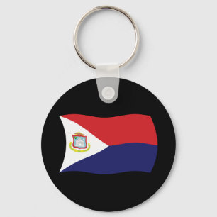 Sint Maarten Flagge Schlüsselanhänger