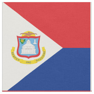 Sint Maarten Flagge Stoff