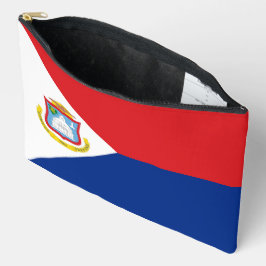 Sint Maarten Flagge Zubehörtasche