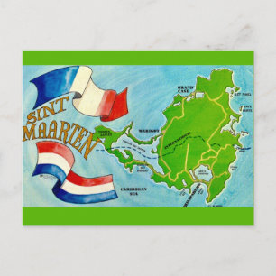Sint Maarten Island Postkarte