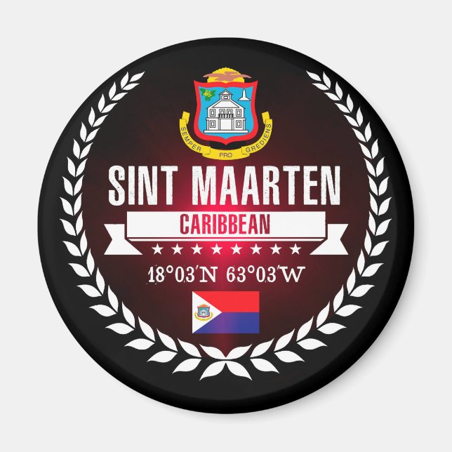 Sint Maarten Magnet (Vorne)