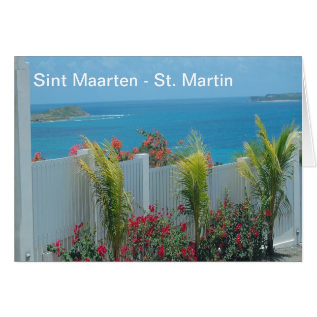 Sint Maarten - St. Martin Ocean Blue Seascape (Vorderseite (Horizontal))