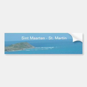 Sint Maarten - St. Martin Ocean Blue Seascape Autoaufkleber