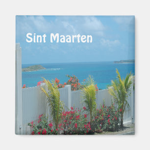 Sint Maarten - St. Martin Ocean Blue Seascape Magn Magnet