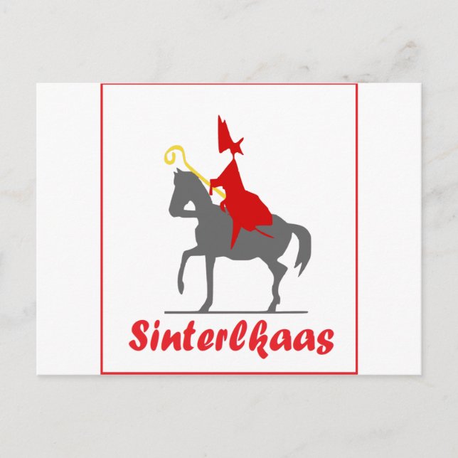 Sinterklaas Postkarte (Vorderseite)