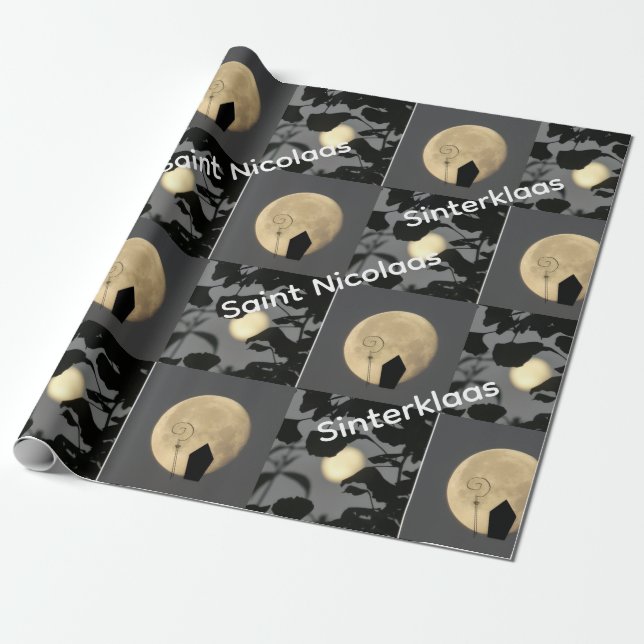 Sinterklaas / Saint Nicolaas Geschenkpapier (Ungerollt)