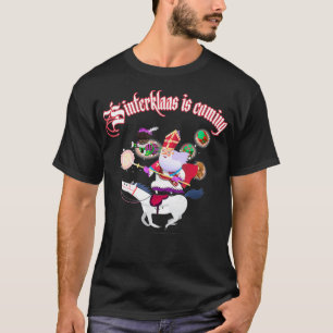Sinterklaas Weihnachtsoutfit 2-Kunstpilet-Geschenk T-Shirt