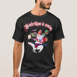 Sinterklaas Weihnachtsoutfit 2-Kunstpilet-Geschenk T-Shirt