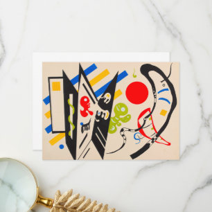 Sinthesi Stencil von Wassily Kandinsky Dankeskarte