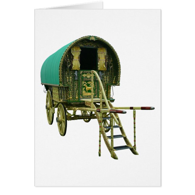 Sinti und Roma Bowtop Caravan (Vorne)