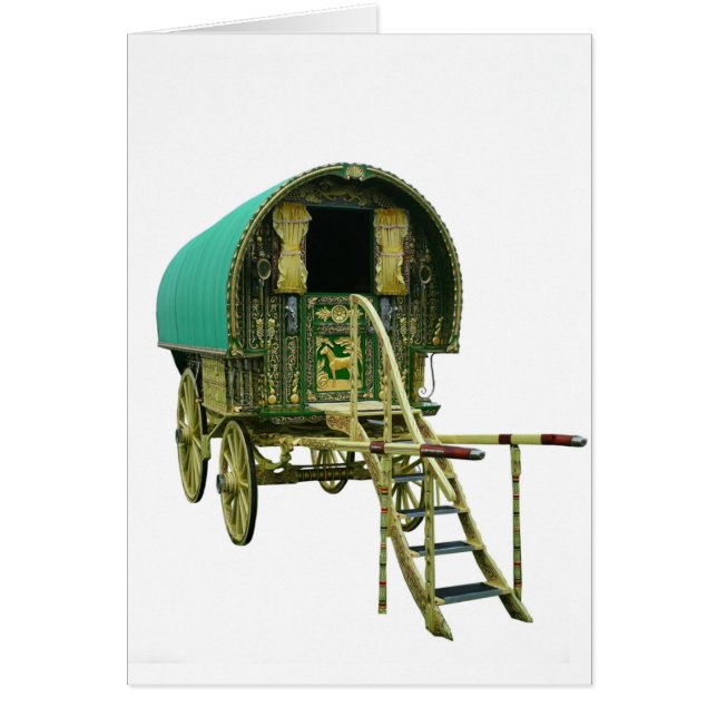 Sinti und Roma Bowtop Caravan (Vorne)