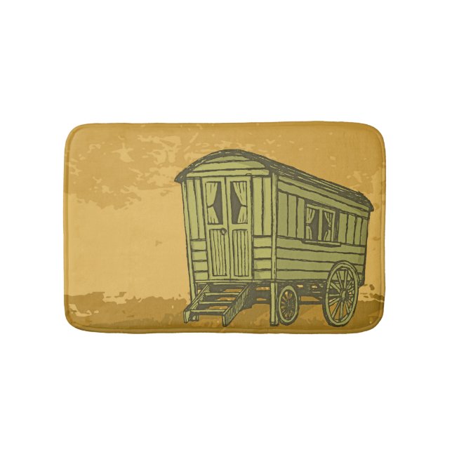 Sinti und Roma Caravan Badematte (Vorderseite)