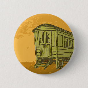 Sinti und Roma Caravan Button