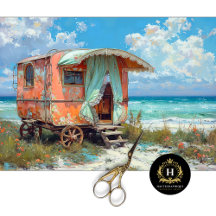 Sinti und Roma Caravan Decoupage