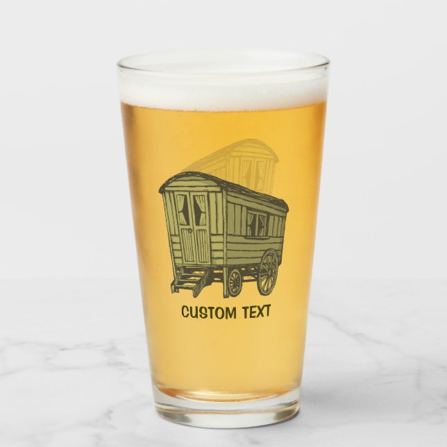 Sinti und Roma Caravan Wagon Glas (Vorne (Gefüllt))