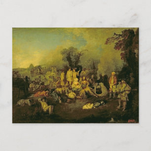 Sinti und Roma Encamping Postkarte