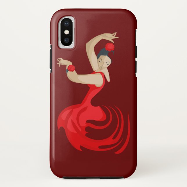Sinti und Roma Flamenco Dancer Case-Mate iPhone Hülle (Rückseite)