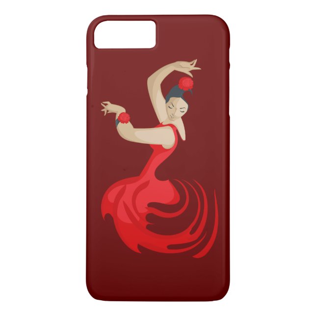Sinti und Roma Flamenco Dancer Case-Mate iPhone Hülle (Rückseite)