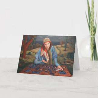 Sinti und Roma Fortune Teller Grußkarte Karte