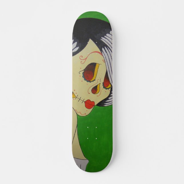 Sinti und Roma-Frau Skateboard (Vorne)