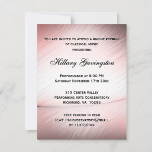 Sinti und Roma Girl Plays Violin Einladung