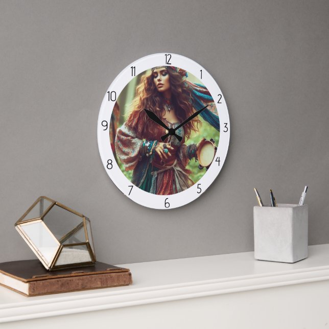 SINTI UND ROMA GROßE WANDUHR (Büro)