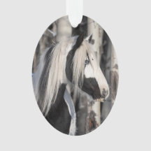 Sinti und Roma im Wald Wild Hoofbeats Ornament