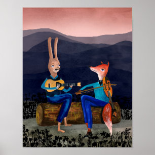 Sinti und Roma Jazz - Kaninchen- und Foxenspielen Poster