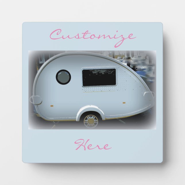 Sinti und Roma-Karawane Fotoplatte (Vorderseite)