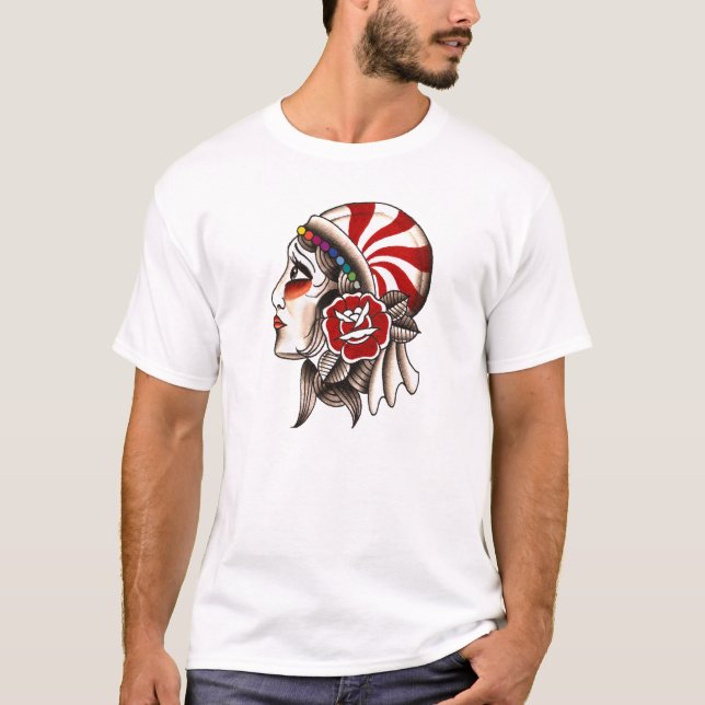Sinti und Roma-Mädchen T-Shirt (Vorderseite)