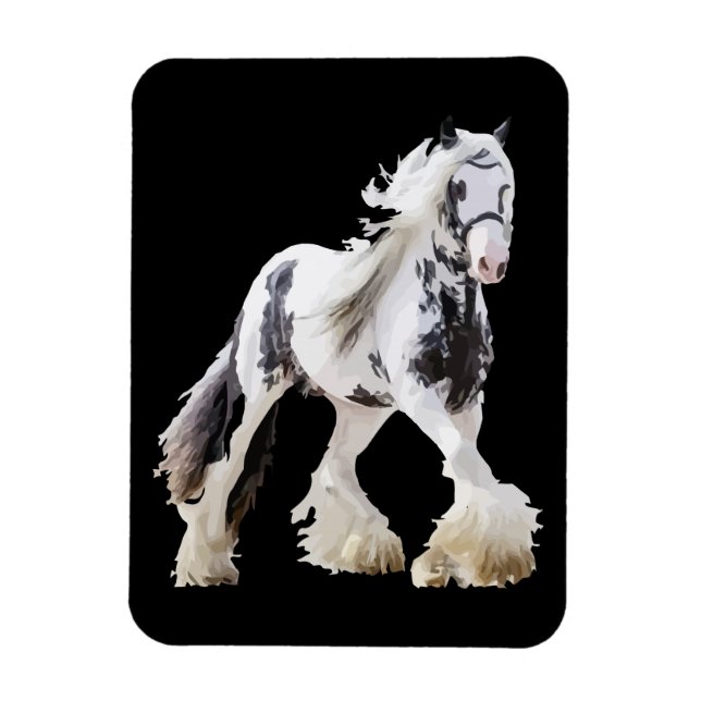 Sinti und Roma Mare Stallion Magnet (Vertikal)