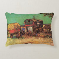 Sinti und Roma mit Caravans von Vincent van Gogh