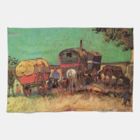 Sinti und Roma mit Caravans von Vincent van Gogh