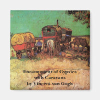Sinti und Roma mit Caravans von Vincent van Gogh
