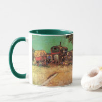 Sinti und Roma mit Caravans von Vincent van Gogh