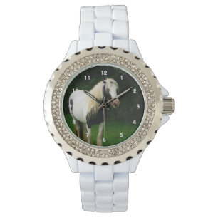 Sinti und Roma-Pferd-Foto Armbanduhr
