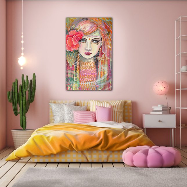 Sinti und Roma Rose Bohemisch Beauty Leinwand Art (Von Creator hochgeladen)