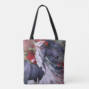 Sinti und Roma Rose Tote Tasche