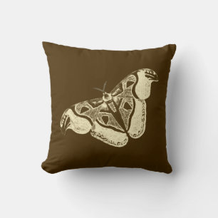 Sinti und Roma, schokoladenbraun und beige Kissen