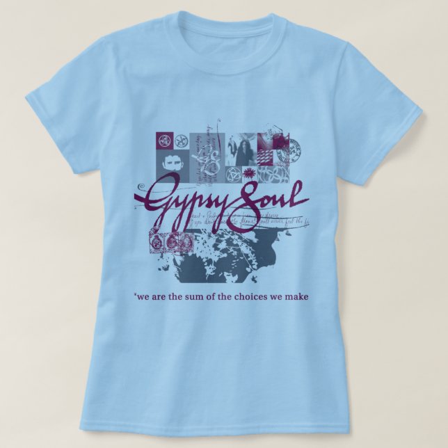 Sinti und Roma-Soul-Damen-T-Shirt T-Shirt (Design vorne)