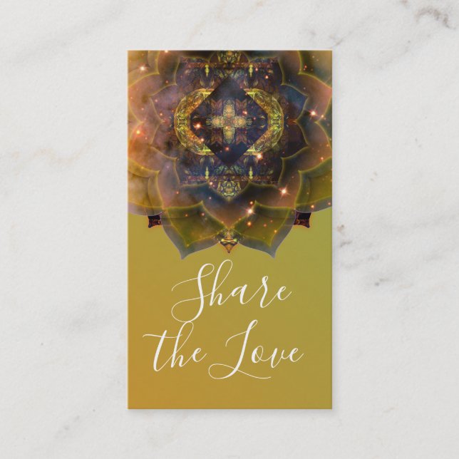 Sinti und Roma Soul Mandala Empfehlungskarte (Vorderseite)