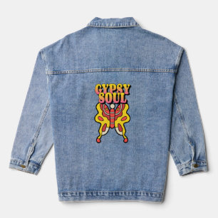 SINTI UND ROMA SOUL VINTAG BUTTERFLY Denim Jacket Jeansjacke