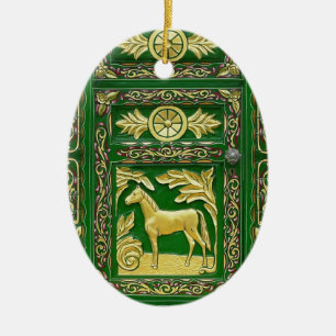 Sinti und Roma-Türdetails Keramik Keramik Ornament