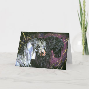 Sinti und Roma u. friesische Pferde Karte